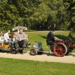 Am 24. und 25.9. waren viele Feldbahnen im Einsatz.